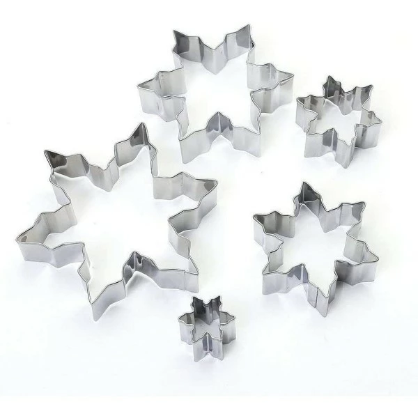 Le moins cher ⌛ Efco Emporte Pièce Modelage Lot De 5 Emporte-pièces En Inox, Flocons De Neige, 2,5 à 10,5 Cm, Découpe Hivernale 🎁 3 Le moins cher ⌛ Efco Emporte Pièce Modelage Lot De 5 Emporte-pièces En Inox, Flocons De Neige, 2,5 à 10,5 Cm, Découpe Hivernale 🎁 – Image 3