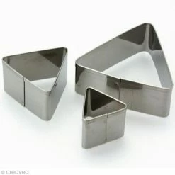 Bon marché 🔥 DTM Emporte Pièce Modelage Emporte Pièce Inox Triangle X 3 🔔