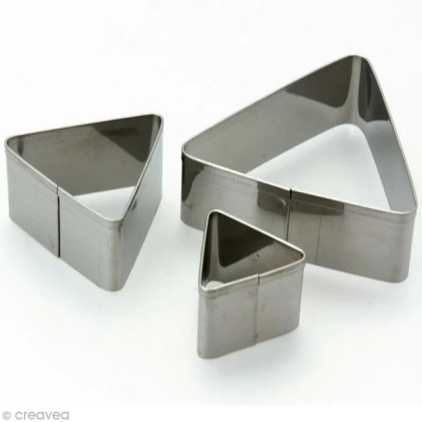 Bon marché 🔥 DTM Emporte Pièce Modelage Emporte Pièce Inox Triangle X 3 🔔 1 Bon marché 🔥 DTM Emporte Pièce Modelage Emporte Pièce Inox Triangle X 3 🔔