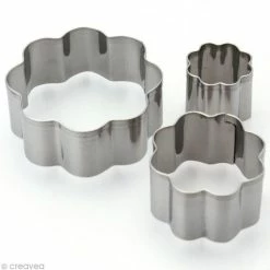 De gros 🔥 DTM Emporte Pièce Modelage Emporte Pièce Inox Fleur X 3 ❤️