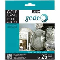 Meilleure vente 👍 Pébéo Feuille à Dorer Feuilles à Dorer - Argenté - 25 Pcs 🛒