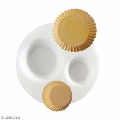 Les meilleures critiques de 🌟 Moule Porcelaine Froide Mini Moule Silicone Souple DTM - Cupcake - 2 Formes 😀