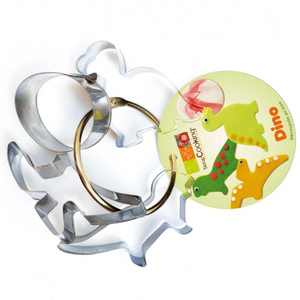 Budget ✔️ ScrapCooking Emporte Pièce Modelage Emporte Pièces Inox - Dinosaures - 4 Pcs ✔️ 1 Budget ✔️ ScrapCooking Emporte Pièce Modelage Emporte Pièces Inox - Dinosaures - 4 Pcs ✔️