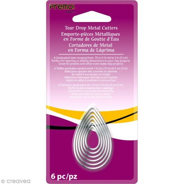 Les meilleures critiques de 🔥 Sculpey Emporte Pièce Modelage Emporte-pièces Goutte D'eau En Métal - 6 Pcs ✔️ 2 Les meilleures critiques de 🔥 Sculpey Emporte Pièce Modelage Emporte-pièces Goutte D'eau En Métal - 6 Pcs ✔️ – Image 2