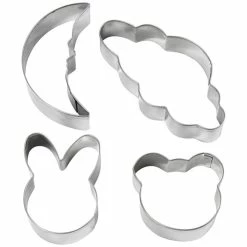 Sortie 🧨 Creativ Company Emporte Pièce Patisserie Emporte Pièce Inox - Nuage Et Ourson - 5 Pcs ⭐