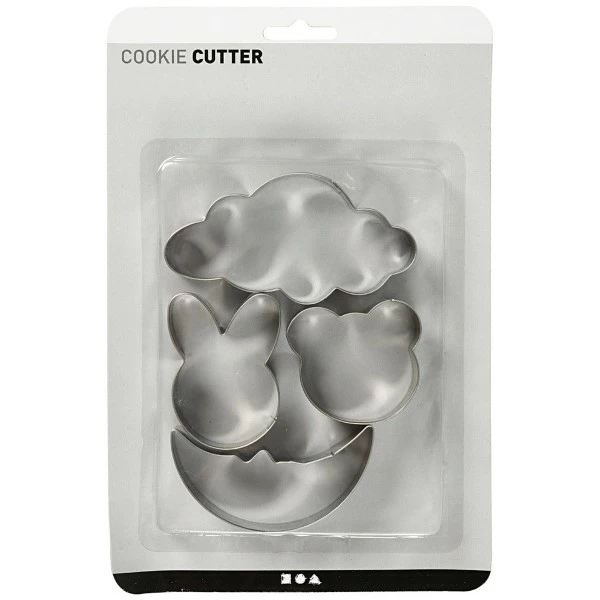 Sortie 🧨 Creativ Company Emporte Pièce Patisserie Emporte Pièce Inox - Nuage Et Ourson - 5 Pcs ⭐ 2 Sortie 🧨 Creativ Company Emporte Pièce Patisserie Emporte Pièce Inox - Nuage Et Ourson - 5 Pcs ⭐ – Image 2