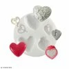 Grosses soldes 🥰 Moule Porcelaine Froide Mini Moule Silicone Souple DTM - Coeurs - 5 Formes ✨