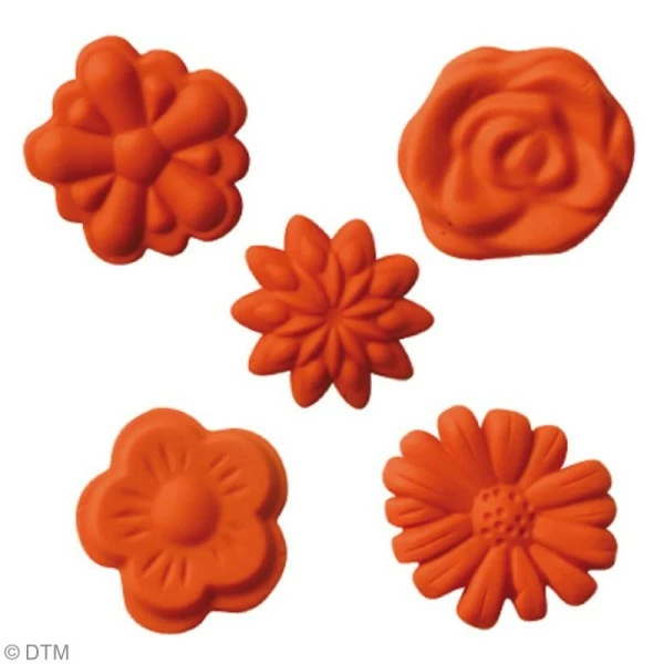 Meilleure affaire 🎉 Moule Porcelaine Froide Mini Moule Silicone Souple DTM - Fleurs X 5 Formes 🔔 2 Meilleure affaire 🎉 Moule Porcelaine Froide Mini Moule Silicone Souple DTM - Fleurs X 5 Formes 🔔 – Image 2