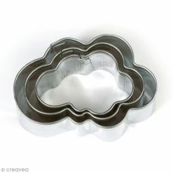 Meilleure vente ✔️ Graine Créative Emporte Pièce Modelage Emporte Pièce Inox Pour Modelage - Nuage - 3 Pcs 🎉