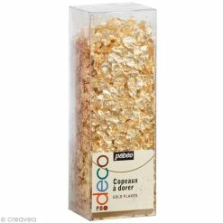 Grosses soldes 😉 Pébéo Feuille à Dorer Copeaux à Dorer Or 😍