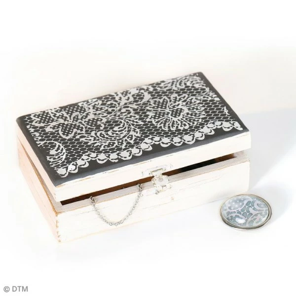 Le moins cher ❤️ Graine Créative Gabarit Pâte Polymère Pochoir Pour Impression De Motifs Sur Pâte Polymère - Dentelle - 11,4 X 15,3 Cm ✔️ 2 Le moins cher ❤️ Graine Créative Gabarit Pâte Polymère Pochoir Pour Impression De Motifs Sur Pâte Polymère - Dentelle - 11,4 X 15,3 Cm ✔️ – Image 2