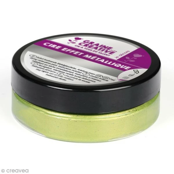 Le moins cher ⭐ Graine Créative Cire Pour Patine Cire Patine Effet Metallique - Vert Anis 🔔 1 Le moins cher ⭐ Graine Créative Cire Pour Patine Cire Patine Effet Metallique - Vert Anis 🔔