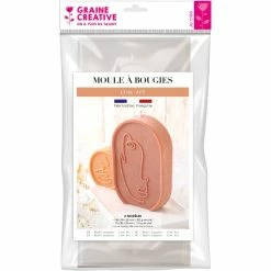 Remise 🎁 Graine Créative Moule Bougie Moule Thermoformé Pour Bougie - Line Art - 2 Pcs 👍