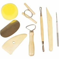 Meilleur prix 🎁 Creativ Company Outil Modelage Assortiment D'outils De Sculpture - 8 Pcs 🧨