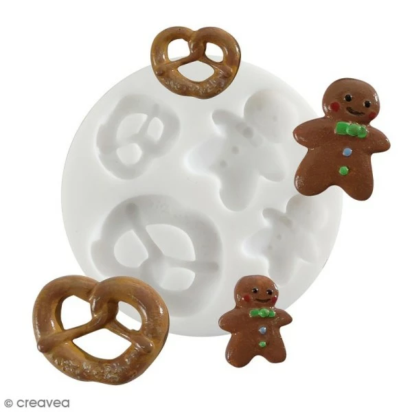 Les meilleures critiques de ⌛ Moule Porcelaine Froide Mini Moule Silicone Souple DTM - Pains D'épices - 4 Formes 🛒 1 Les meilleures critiques de ⌛ Moule Porcelaine Froide Mini Moule Silicone Souple DTM - Pains D'épices - 4 Formes 🛒