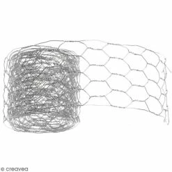 Coupon ✔️ Glorex Embellissement Métal Grillage De Décoration - Argenté - 5 Cm X 2 M 💯