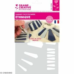 Bon marché 🥰 Graine Créative Gabarit Pâte Polymère Gabarits Pour Pâte Polymère - Ethniques - 21 Formes ⌛