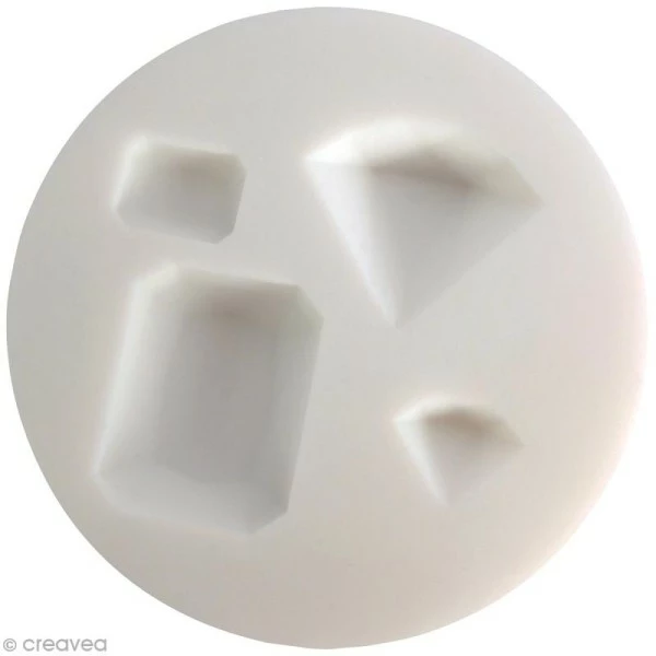 Budget 💯 Graine Créative Moule Porcelaine Froide Mini Moule Silicone - Pierres Précieuses - 1,4 à 2 Cm - 4 Formes ✨ 1 Budget 💯 Graine Créative Moule Porcelaine Froide Mini Moule Silicone - Pierres Précieuses - 1,4 à 2 Cm - 4 Formes ✨