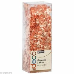 Tout neuf 🎁 Pébéo Feuille à Dorer Copeaux à Dorer Cuivre 🛒