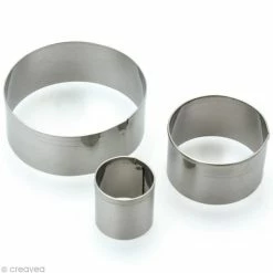 Grosses soldes 🎁 DTM Emporte Pièce Modelage Emporte Pièce Inox Rond X 3 😍