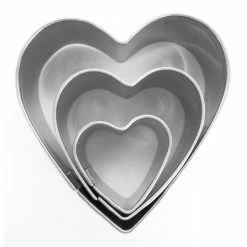 Sortie ⭐ DTM Emporte Pièce Modelage Emporte Pièce Inox Pour Modelage Coeur X 3 ✔️