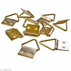 Nouveau 🎉 DTM Accroches Cadre Attaches Murales Pour Moulage - 10 Pcs 🌟