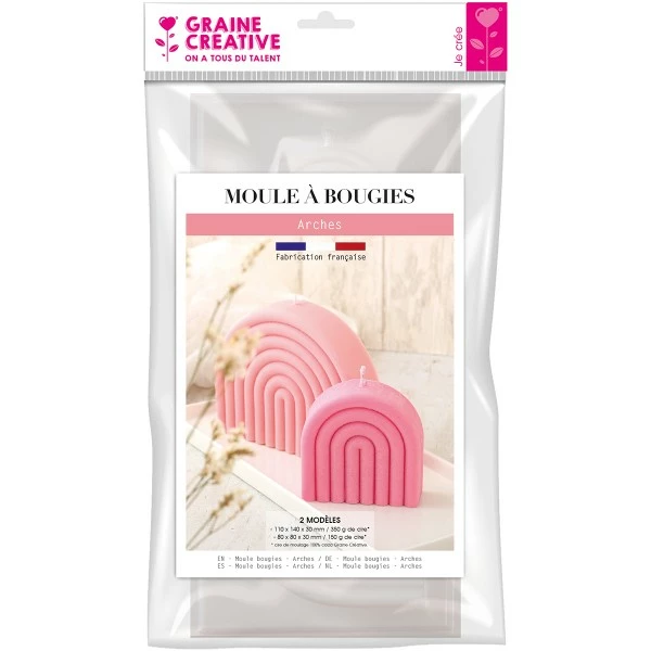 Grosses soldes 🔔 Graine Créative Moule Bougie Moule Thermoformé Pour Bougie - Arc-en-ciel - 2 Pcs 🎉 1 Grosses soldes 🔔 Graine Créative Moule Bougie Moule Thermoformé Pour Bougie - Arc-en-ciel - 2 Pcs 🎉