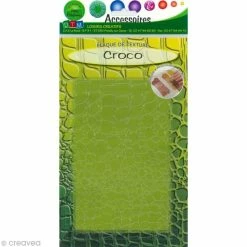 Meilleure affaire ⌛ DTM Plaque De Texture Croco 20,5 X 13,5 Cm ❤️