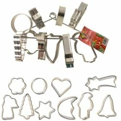 Meilleur prix 🌟 ScrapCooking Emporte Pièce Patisserie Emporte Pièce Inox Assortiment Noël X10 🛒