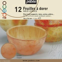 Top 10 🛒 Feuille à Dorer Pébéo - Cuivre X 12 ⌛