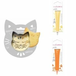 Les meilleures critiques de 😉 ScrapCooking Emporte Pièce Modelage Kit Pour Biscuit En Relief Chat + 2 Stylos Au Chocolat Jaune Pastel Et Orange ✔️