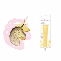 Remise 🧨 ScrapCooking Emporte Pièce Modelage Kit Pour Biscuit En Relief Licorne + Stylo Au Chocolat Jaune Pastel ✨