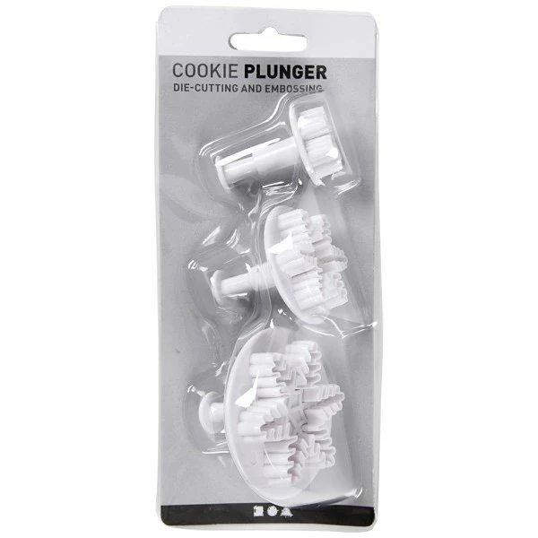 Tout neuf 😍 Creativ Company Emporte Pièce Patisserie Emporte-pièces à Poussoir - Flocons - 3 Pcs 🔥 4 Tout neuf 😍 Creativ Company Emporte Pièce Patisserie Emporte-pièces à Poussoir - Flocons - 3 Pcs 🔥 – Image 4