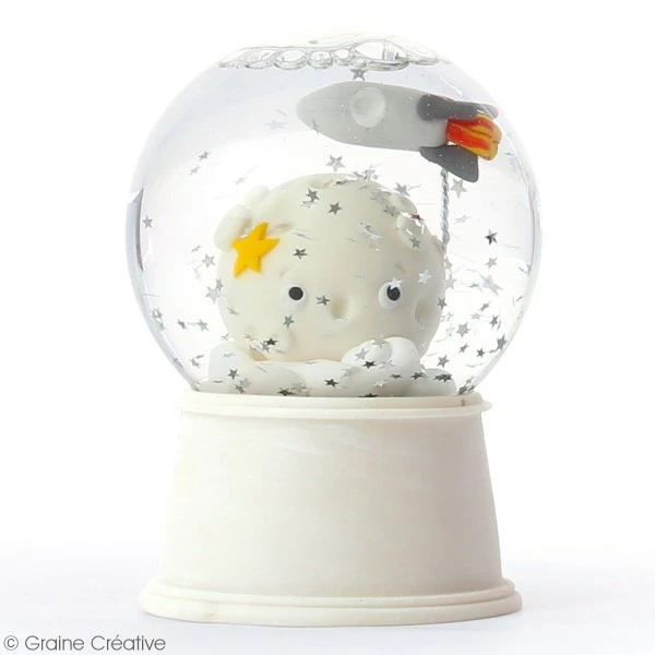 Bon marché 👍 Graine Créative Boule à Neige Boule à Paillettes 8 Cm à Décorer - Paillettes Incluses 🥰 2 Bon marché 👍 Graine Créative Boule à Neige Boule à Paillettes 8 Cm à Décorer - Paillettes Incluses 🥰 – Image 2