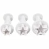 Le moins cher ⭐ Creativ Company Emporte Pièce Patisserie Emporte-pièces à Poussoir - Étoile - 3 Pcs ❤️